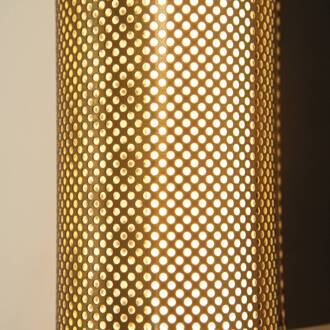 LED wandlamp 23041, goudkleurig, roestvrij staal, 3.000 K goud, zwart