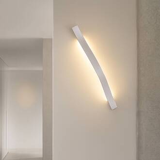 LED wandlamp Alvon, zilver, hoogte 50 cm, metaal