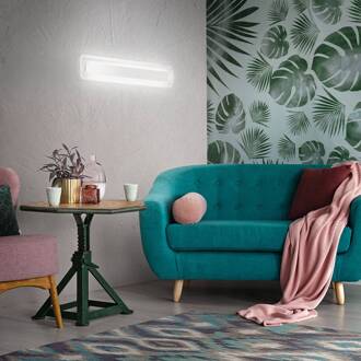 LED wandlamp Antille wit 61,4 cm wit, transparant