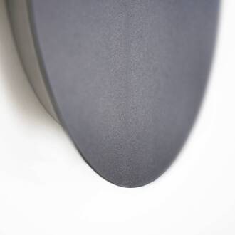 LED wandlamp antraciet Ø 18 cm