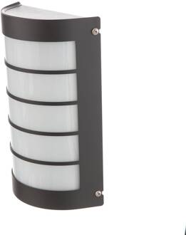 LED wandlamp Aqua Marco roestvrij staal antraciet raster sensor antraciet, wit gesatineerd