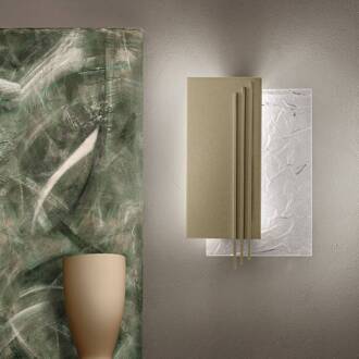 LED wandlamp Artide goud, helder
