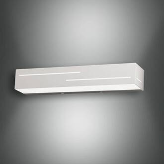 LED wandlamp Banny, wit, breedte 31 cm, up- & downlight