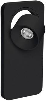 LED wandlamp Beebo W, zwart