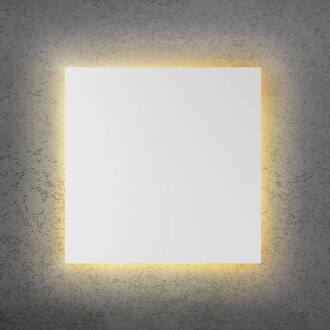 LED wandlamp BLADE Q, wit, 44 x 44 cm, metaal, dimbaar