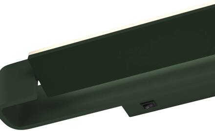 LED wandlamp Box, draaibaar, dennengroen