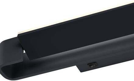 LED wandlamp Box, draaibaar, zwart