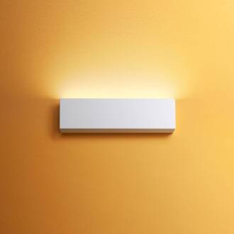 LED wandlamp Box W2 bi-emissie, B 31,9 cm, wit, 2700 K