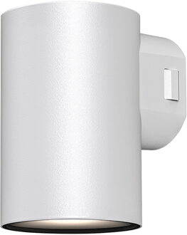 LED Wandlamp - Brinton Victa - Down - 9W 900lm - Helder/Koud Wit 6000K - Voor Buiten en Binnen - Waterdicht IP65 - Rond - Wit