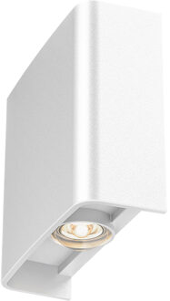 LED Wandlamp - Brinton Victo - Up & Down - 2W 180lm - Aanpasbare Lichtkleur CCT - Voor Buiten en Binnen - Waterdicht Wit