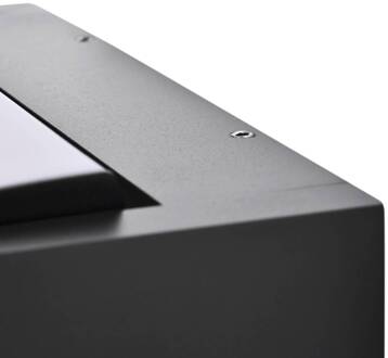 LED wandlamp CMD 9080, antraciet, breedte 21 cm, IP54