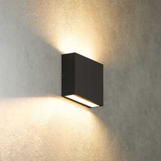 LED Wandlamp dubbelzijdig IP54 Binnen en buiten Zwart