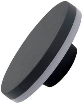 LED wandlamp E237 voor buiten, Ø 15,5 cm, grafiet grafiet, wit