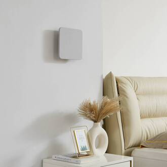 LED wandlamp Elrik, wit, 22 cm hoog, metaal