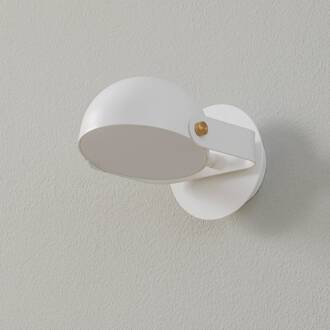 LED wandlamp Hemi draaibare kap wit