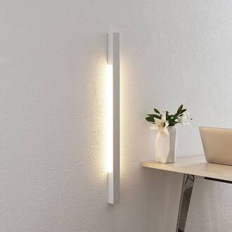 LED wandlamp Ivano, 91 cm, wit, aluminium