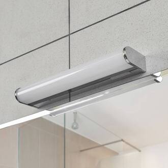 LED wandlamp Jesko badkamer 3.000-6.500K, 33cm wit, chroom