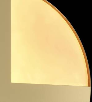 LED wandlamp Jupiter, goud, Ø 18,4cm