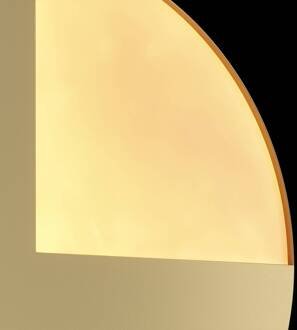 LED wandlamp Jupiter, goud, Ø 25cm