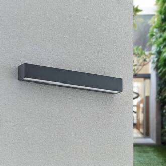 LED wandlamp Lengo, 50 cm, 1-lamp, antraciet, CCT