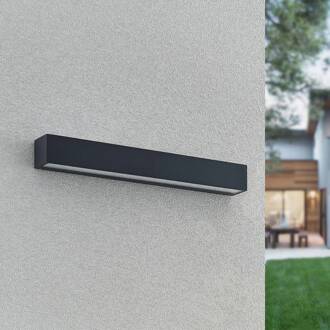 LED wandlamp Lengo, 50 cm, 2-lamps, antraciet, CCT