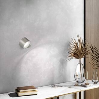 LED wandlamp Magnetics, zilver, CCT, met magneet