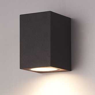 LED Wandlamp - Marion - Zwart - 5W - IP44 - 2700K