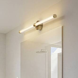 LED wandlamp Melisa, goud, 90 cm, CCT, IP44 goud, wit