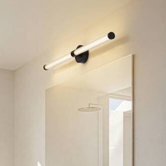 LED wandlamp Melisa, zwart, 90 cm, CCT, IP44 zwart, wit