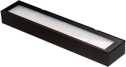 LED wandlamp Mera, breedte 40cm, zwart, 3000K zwart, Frost wit