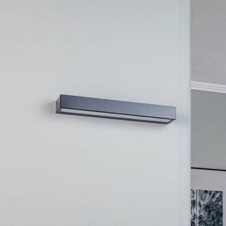 LED wandlamp Mera, breedte 40cm, zwart, 4000K zwart, Frost wit