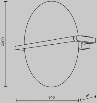 LED wandlamp Mira, goud/wit, hoogte 30 cm, metaal wit, goud