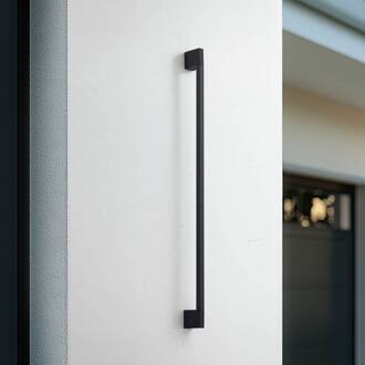 LED wandlamp Neano, 120 cm, zwart, metaal, IP54 zwart, wit