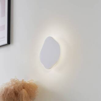 LED wandlamp Nielson, wit, gips, 30 x 30 cm