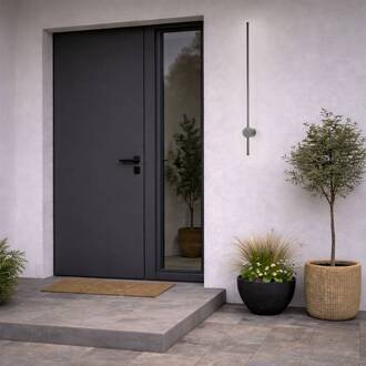 LED wandlamp Orla M, zwart, aluminium, hoogte 97 cm zwart, wit