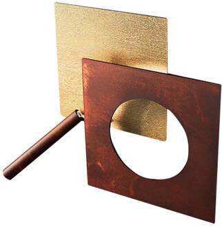 LED wandlamp Petra 21.L, goud, roest