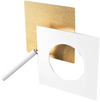 LED wandlamp Petra 21.L, goud, wit