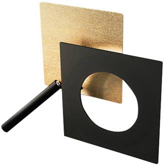 LED wandlamp Petra 21.L, goud, zwart