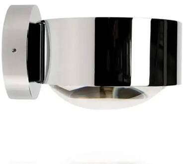 LED wandlamp Puk Maxx Wall, mat nikkel