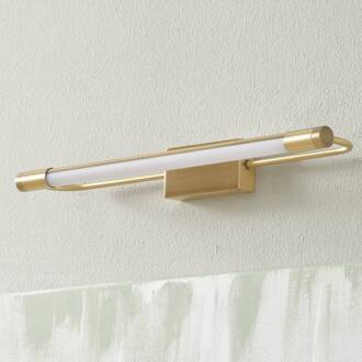 LED wandlamp Rapallo, messing, IP44, 40 cm