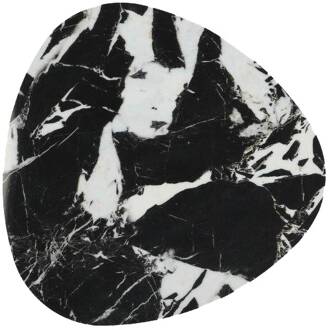 LED wandlamp Rock kunststeen, zwart