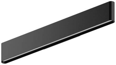 LED wandlamp Satori, breedte 58,5 cm, zwart, 2700 K, aluminium