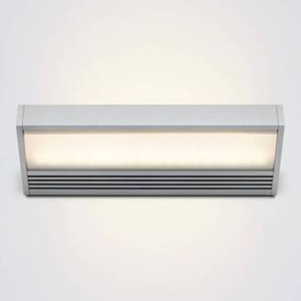 LED wandlamp SML in zilver zilver, gesatineerd