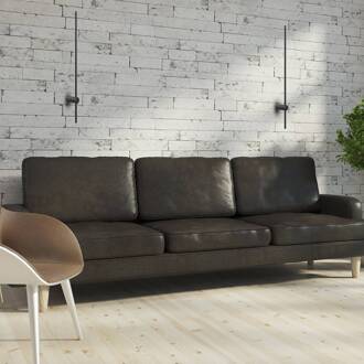 LED wandlamp Swing, hoogte 60 cm, CCT, metaal, zwart