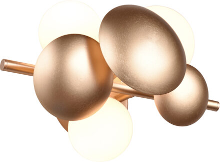 LED Wandlamp - Trio Select Bubble - 3 Lichtpunten - G9-fitting - IP20 - Goud - Metaal