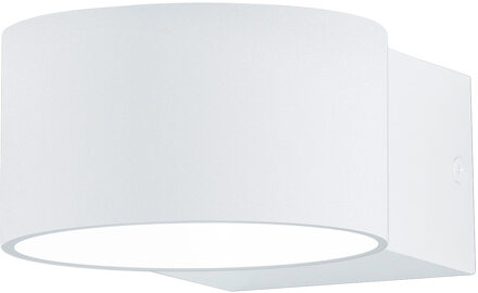 LED Wandlamp - Trion Lapaco - 4W - Warm Wit 3000K - Rond - Mat Wit - Aluminium - OSRAM LEDs