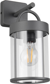 LED Wandlamp - Trion Noro - 1 Lichtpunt tot 28 Watt - E27-fitting - IP44 - Antraciet - Gegoten Aluminium