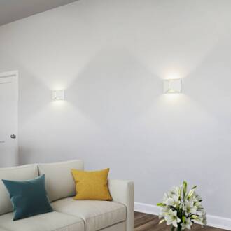 LED wandlamp VID, wit, up/down, IP65