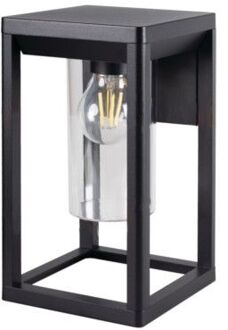 LED Wandlamp Vimo Zwart - Vervangbare E27 - Dimbaar - IP44