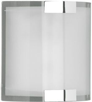 LED Wandlamp - Wandverlichting - Trion Derbio - E14 Fitting - Rechthoek - Mat Chroom - Aluminium Zilverkleurig